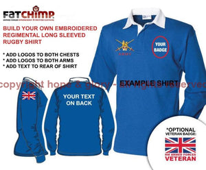 Rugby Shirts - British Regiments Long Sleeve Rugby Shirt - Build Your Own Shirt