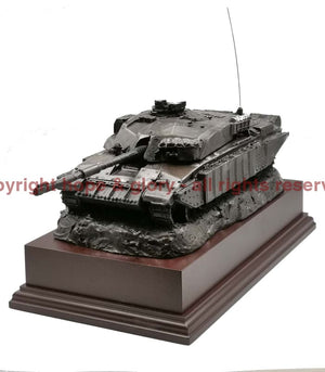 CHALLENGER 1 Gulf War Chobham Armoured Cold Cast Bronze Tank