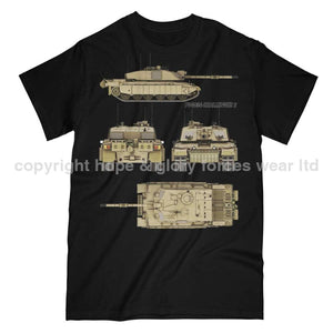 Challenger 2 British Tank Printed T-Shirt