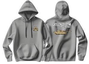 Challenger Tank Appreciation Society Double Side Printed Hoodie