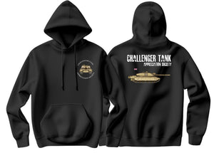 Challenger Tank Appreciation Society Double Side Printed Hoodie