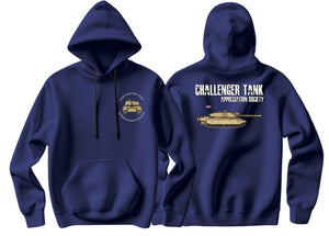 Challenger Tank Appreciation Society Double Side Printed Hoodie