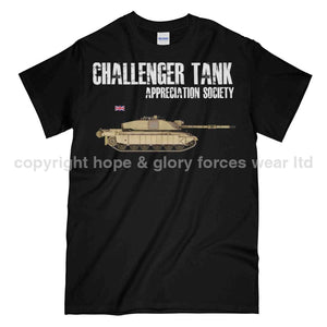 Challenger Tank Appreciation Society Printed T-Shirt