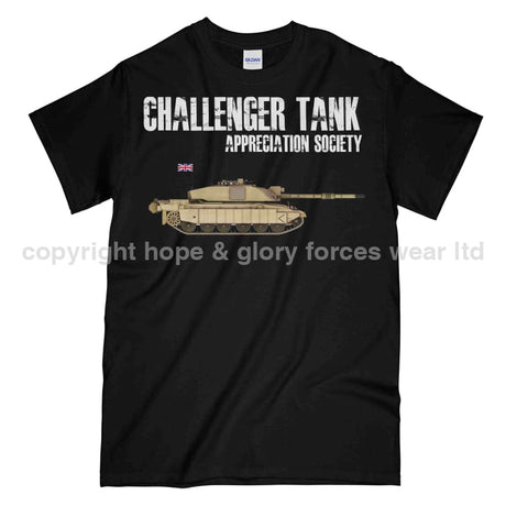 Challenger Tank Appreciation Society Printed T-Shirt