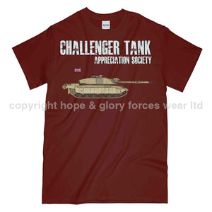 Challenger Tank Appreciation Society Printed T-Shirt