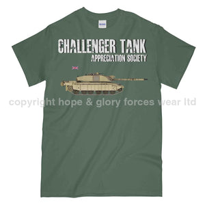 Challenger Tank Appreciation Society Printed T-Shirt