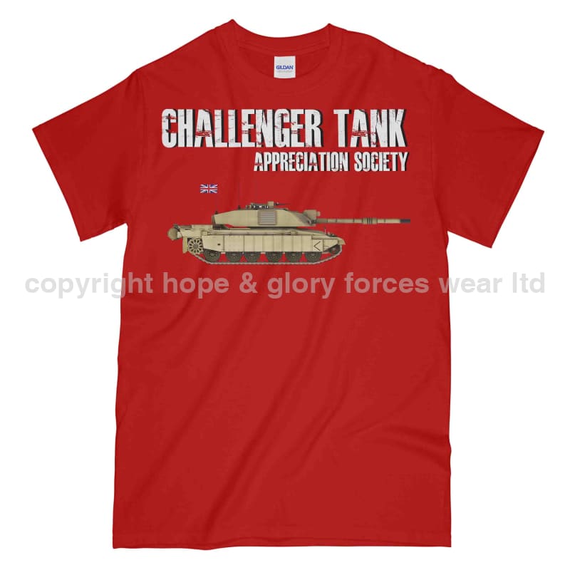 Challenger Tank Appreciation Society Printed T-Shirt