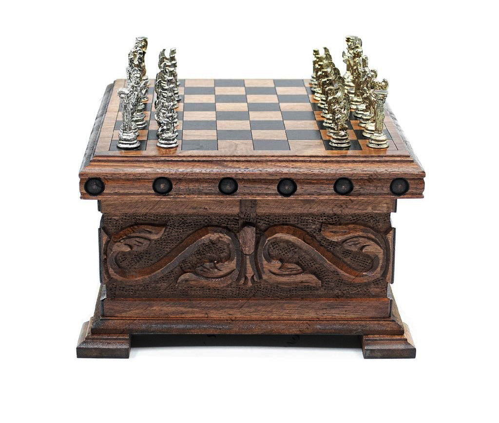 Handmade Custom Chess Set Tabletop