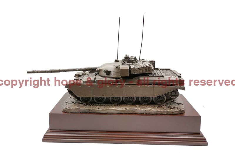 Chieftain Main Battle Tank Cold Cast Bronze Statue