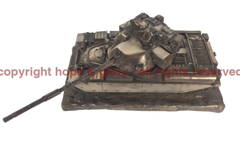 Military Statue - Chieftain Mark 5 Main Battle Tank Cold Cast Bronze Statue