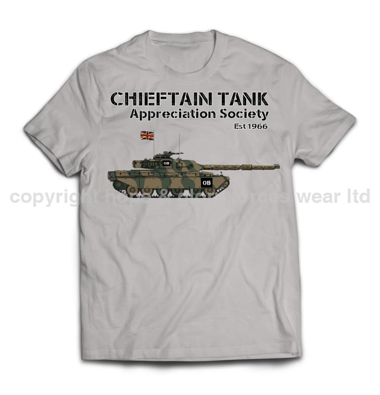 Chieftain Tank Appreciation Society Printed T-Shirt