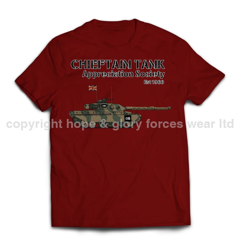 Chieftain Tank Appreciation Society Printed T-Shirt