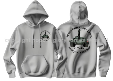 Chieftain Tank 'Best Job I Ever Had' Double Side Printed Hoodie