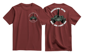 Chieftain Tank Veterans Rule Double Print T-Shirt