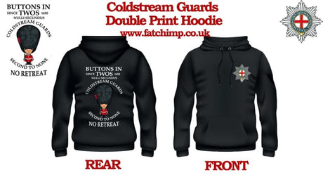 Coldstream Guards Buttons In Two's Double Side Printed Hoodie