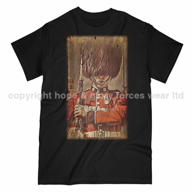 Coldstream Guards Guardsman Art Printed T-Shirt