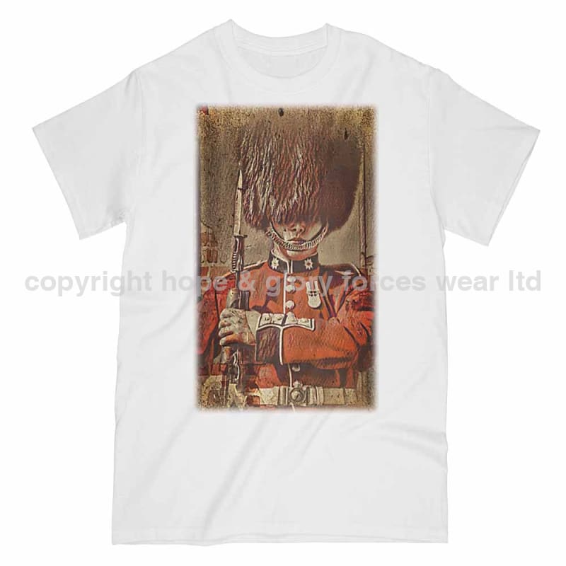 Coldstream Guards Guardsman Art Printed T-Shirt