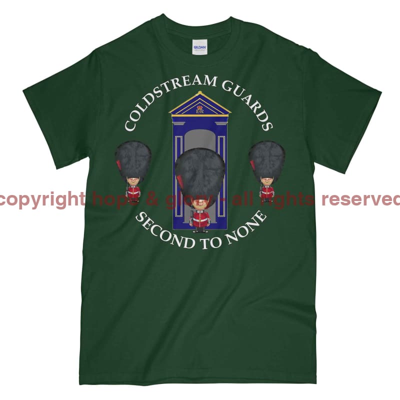 Coldstream Guards on Sentry Military Printed T-Shirt