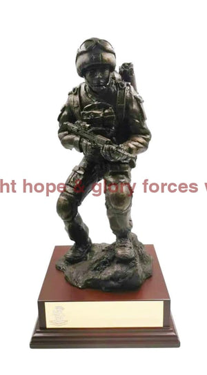 Combat Medic Cold Cast Bronze Military Statue Sculpture