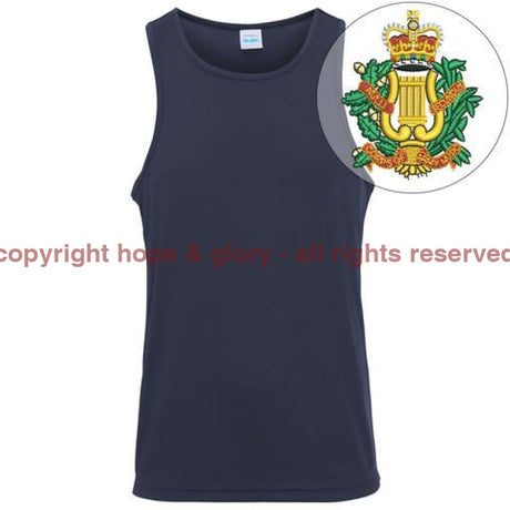 T-Shirts - Corps Of Army Music Embroidered Sports Vest
