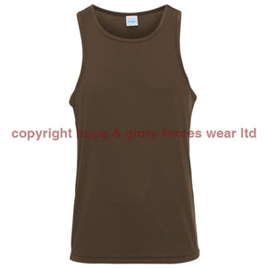 T-Shirts - Corps Of Army Music Embroidered Sports Vest