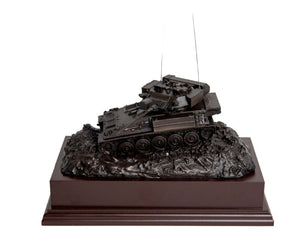 Scimitar FV107 Vehicle Cold Cast Bronze Military Statue 2