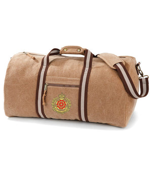 Duke of Lancaster's Regiment Vintage Canvas Holdall