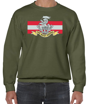 Duke Of Wellington's Regiment Front Printed Sweater