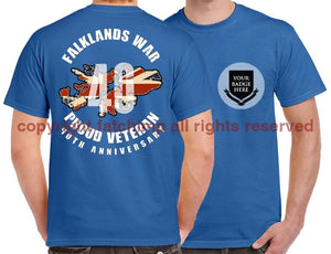 FALKLANDS 40 Double Print T-Shirt