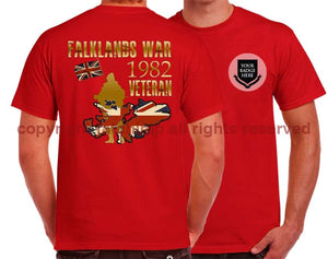 FALKLANDS WAR VETERAN Double Print T-Shirt