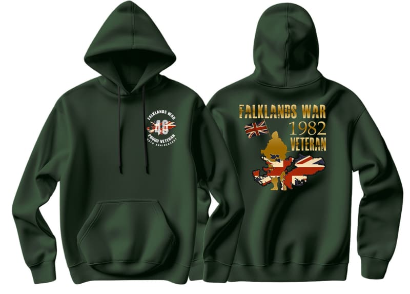 Falklands War Veteran Double Printed Hoodie