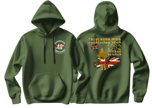 Falklands War Veteran Double Printed Hoodie