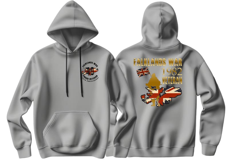 Falklands War Veteran Double Printed Hoodie