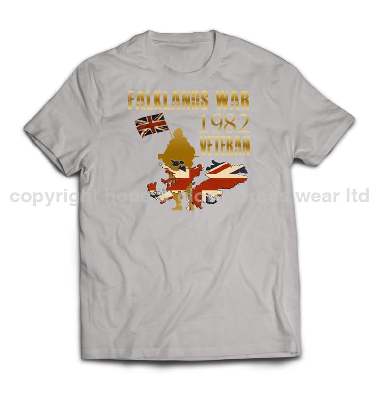 Falklands War Veteran Printed T-Shirt