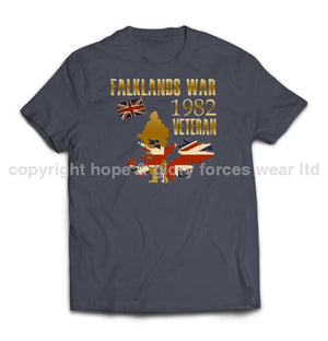 Falklands War Veteran Printed T-Shirt