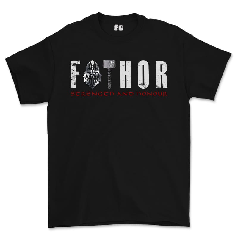 Fathor Strength and Honour Printed T-Shirt