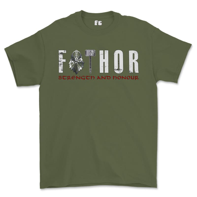 Fathor Strength and Honour Printed T-Shirt