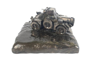 FERRET SCOUT CAR Mk2 Cold Cast Bronze Vehicle