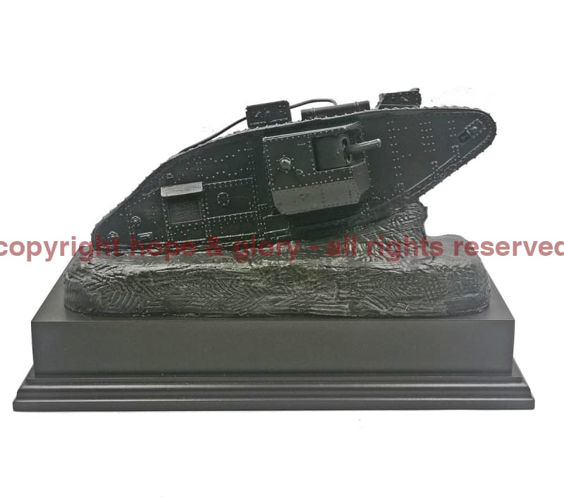 WW1 MK V Tank in Cold Cast Bronze