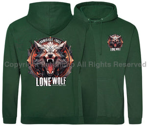 Formidable Force 'Lone Wolf' Double Side Printed Hoodie