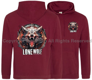 Formidable Force 'Lone Wolf' Double Side Printed Hoodie