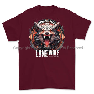 Formidable Force 'Lone Wolf' Printed T-Shirt