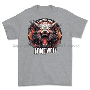 Formidable Force 'Lone Wolf' Printed T-Shirt