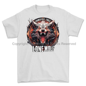 Formidable Force 'Lone Wolf' Printed T-Shirt