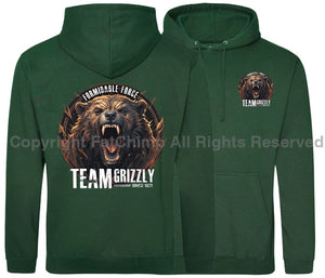 Formidable Force 'Team Grizzly' Double Side Printed Hoodie