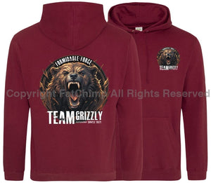 Formidable Force 'Team Grizzly' Double Side Printed Hoodie