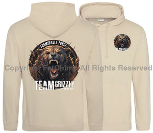 Formidable Force 'Team Grizzly' Double Side Printed Hoodie