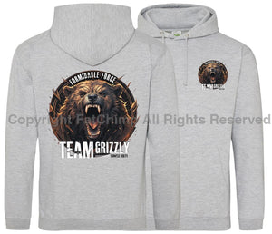 Formidable Force 'Team Grizzly' Double Side Printed Hoodie