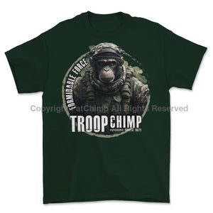 Formidable Force 'Troop Chimp QRF' Printed T-Shirt