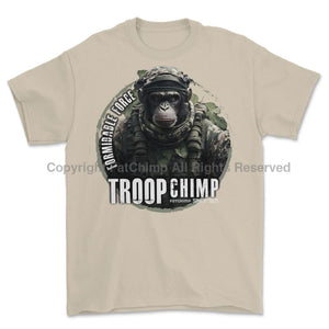 Formidable Force 'Troop Chimp QRF' Printed T-Shirt